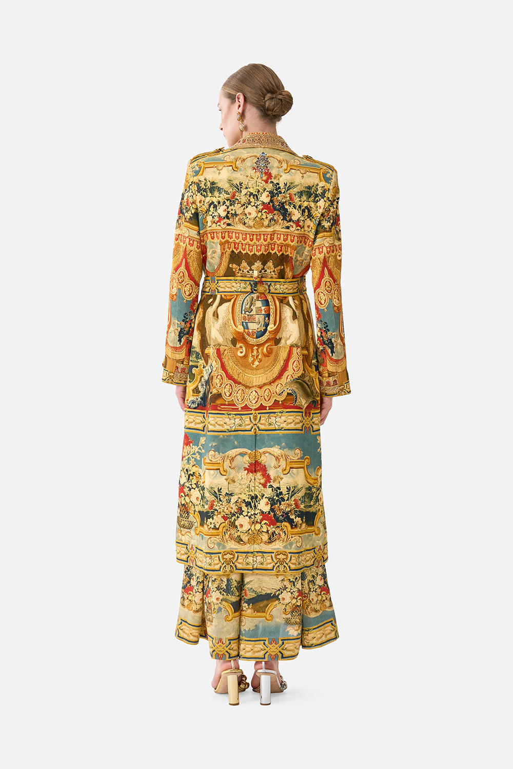 The CAMILLA Trench Coat in our Lifeís Rich Tapestry print.
