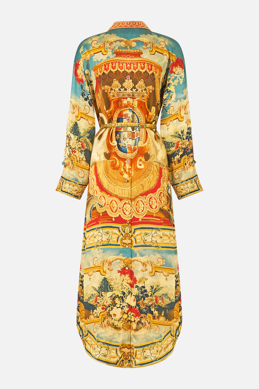 The CAMILLA Shirt Dress With Back Button Detail in our Lifeís Rich Tapestry print.
