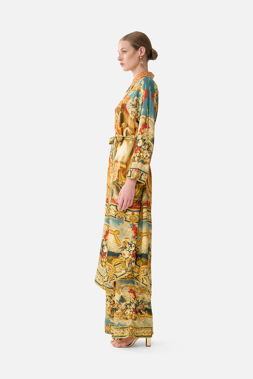 The CAMILLA Shirt Dress With Back Button Detail in our Lifeís Rich Tapestry print.