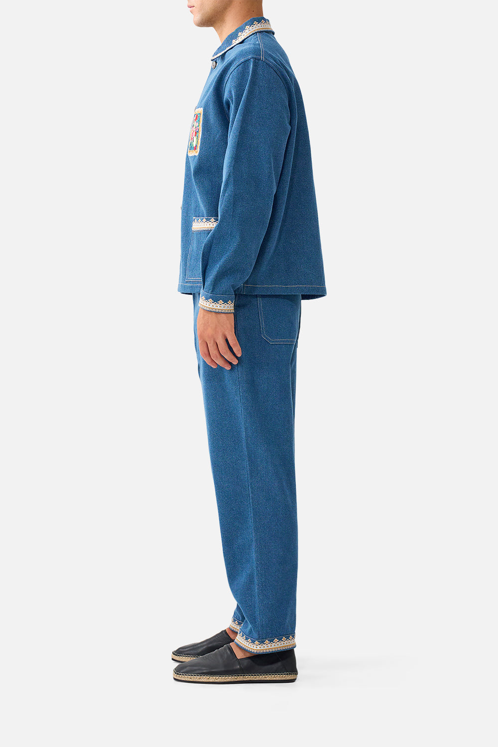 The CAMILLA STRAIGHT LEG WORK PANT VERSES IN VINTAGE