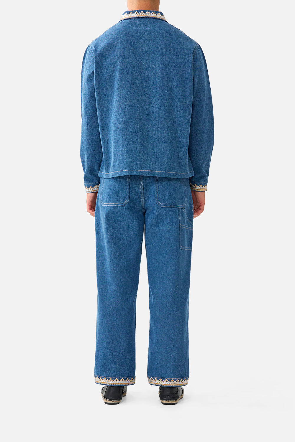 The CAMILLA STRAIGHT LEG WORK PANT VERSES IN VINTAGE