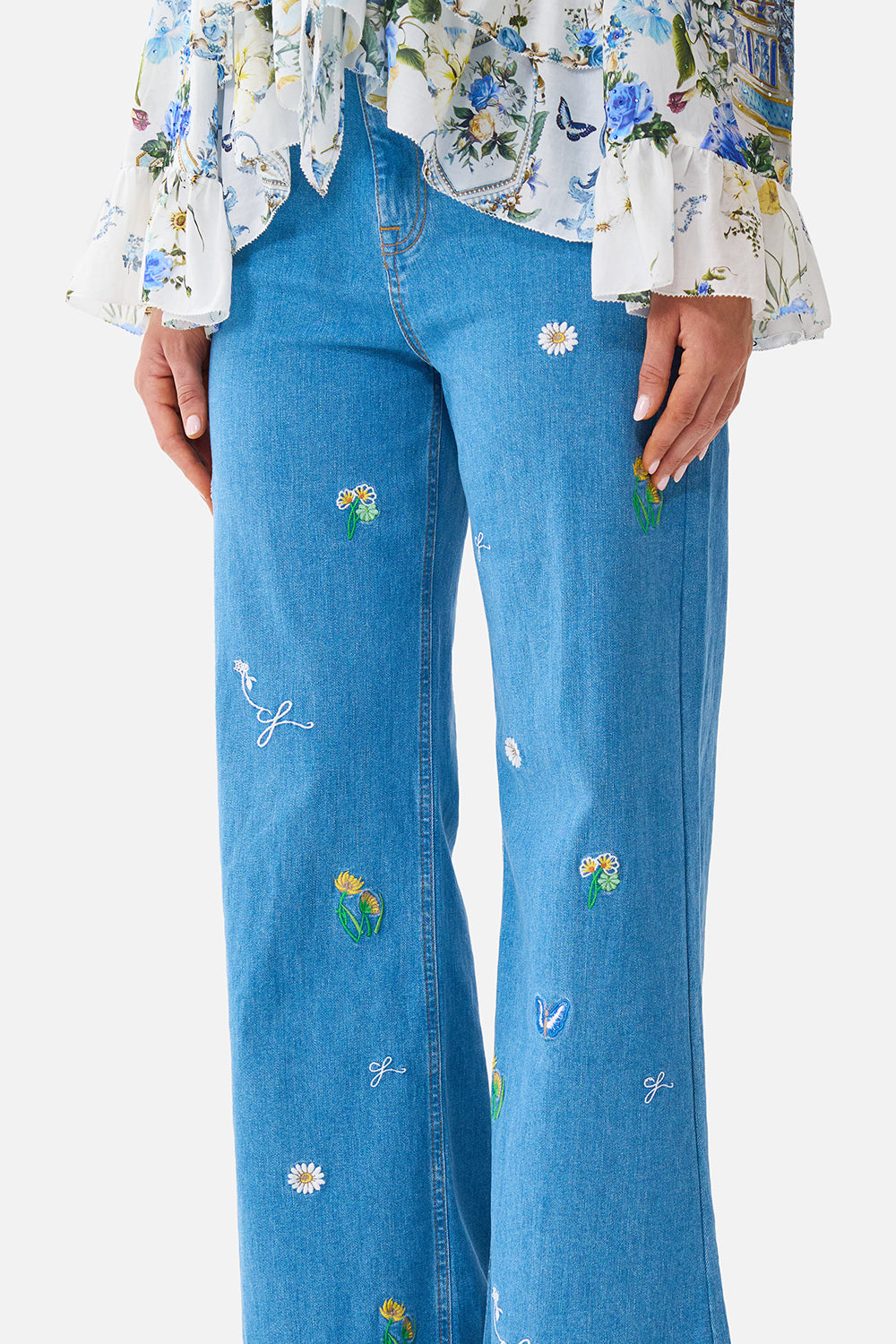 JENNA HIGH WAISTED FLARE DENIM