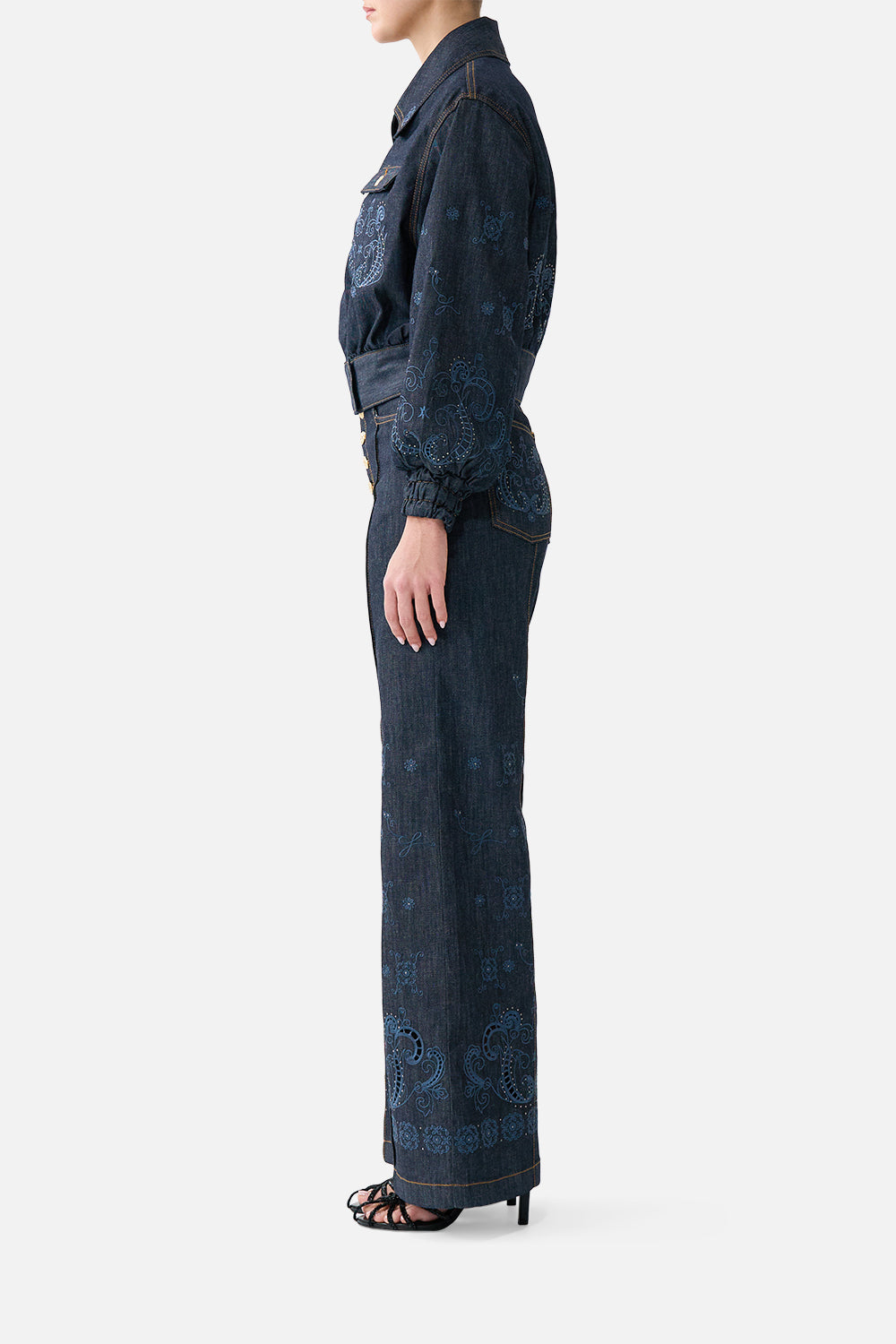 JENNA HIGH WAISTED FLARE DENIM