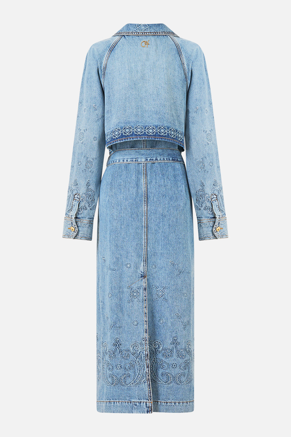 The DENIM KATY DENIM TRENCH COAT | CAMILLA AU