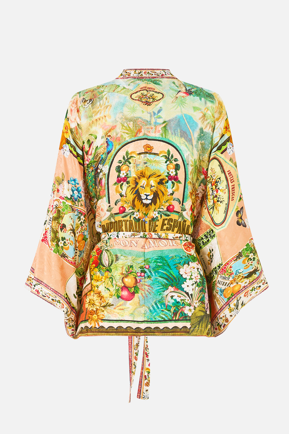 BUTTON THROUGH SCARF BLOUSE VA VA VINTAGE