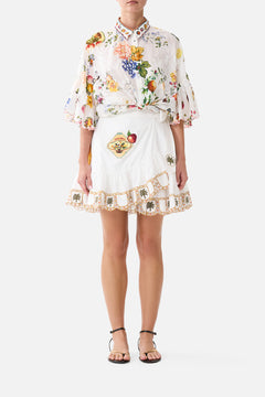RUFFLE HEM WRAP SKIRT VA VA VINTAGE