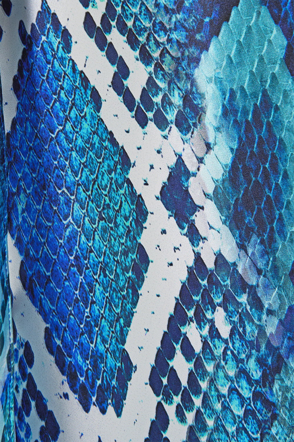 TIE WAIST LONG SLEEVE DRESS THE SAPPHIRE SERPENT