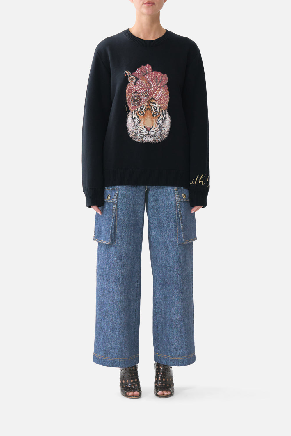 RELAXED CREW NECK JUMPER FIESTA, SIESTA, REPEAT