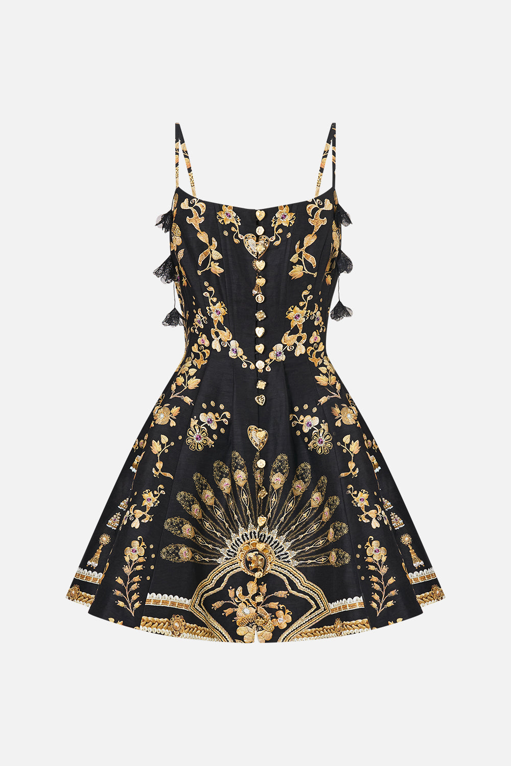 CORSET DRESS WITH SHORT FLARED SKIRT TAURUS RISING