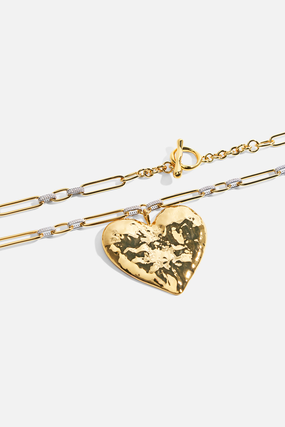 The CAMILLA THE HEART STRING QUINTET PENDANT NECKLACE GOLDGOLD
