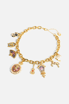 MY CAMEO ROMEO CHARM NECKLACE GOLD