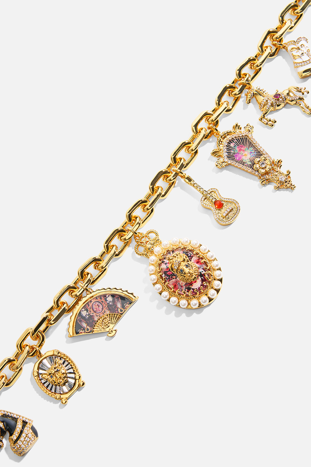 MY CAMEO ROMEO CHARM NECKLACE GOLD