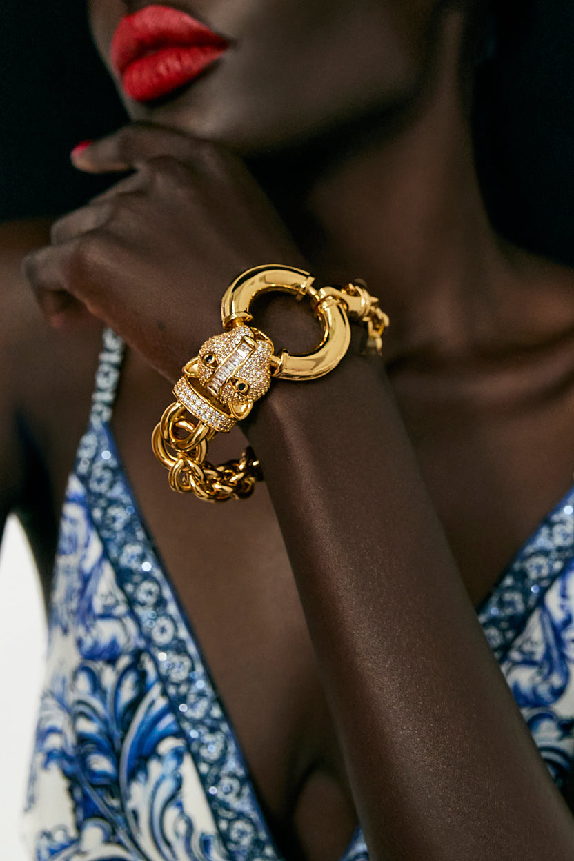 The Gold Savage Beauty Chain Bracelet | CAMILLA AU – CAMILLA