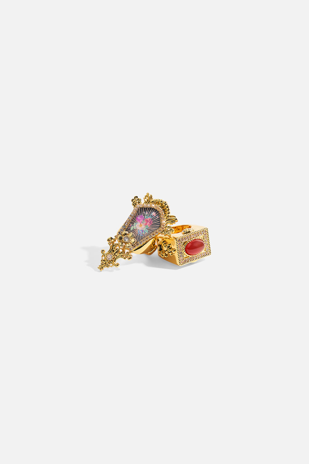 The CAMILLA MY CAMEO ROMEO STATEMENT RING GOLD