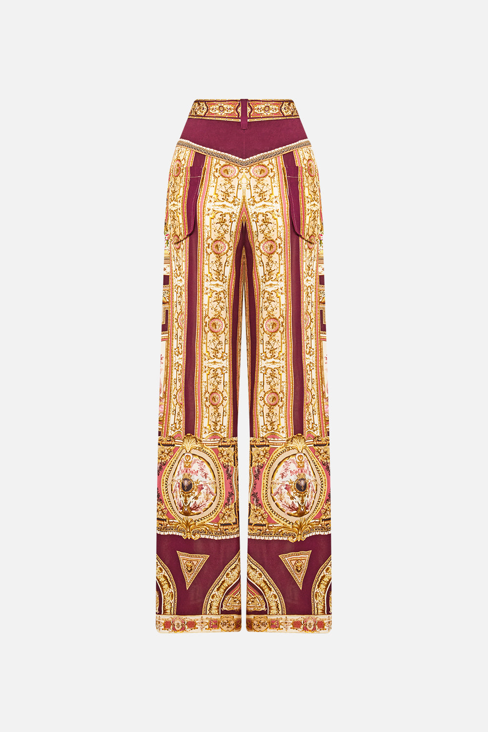 JERSEY RELAXED TROUSER WITH FLY FRONT QUEEN OF BOHEMIA