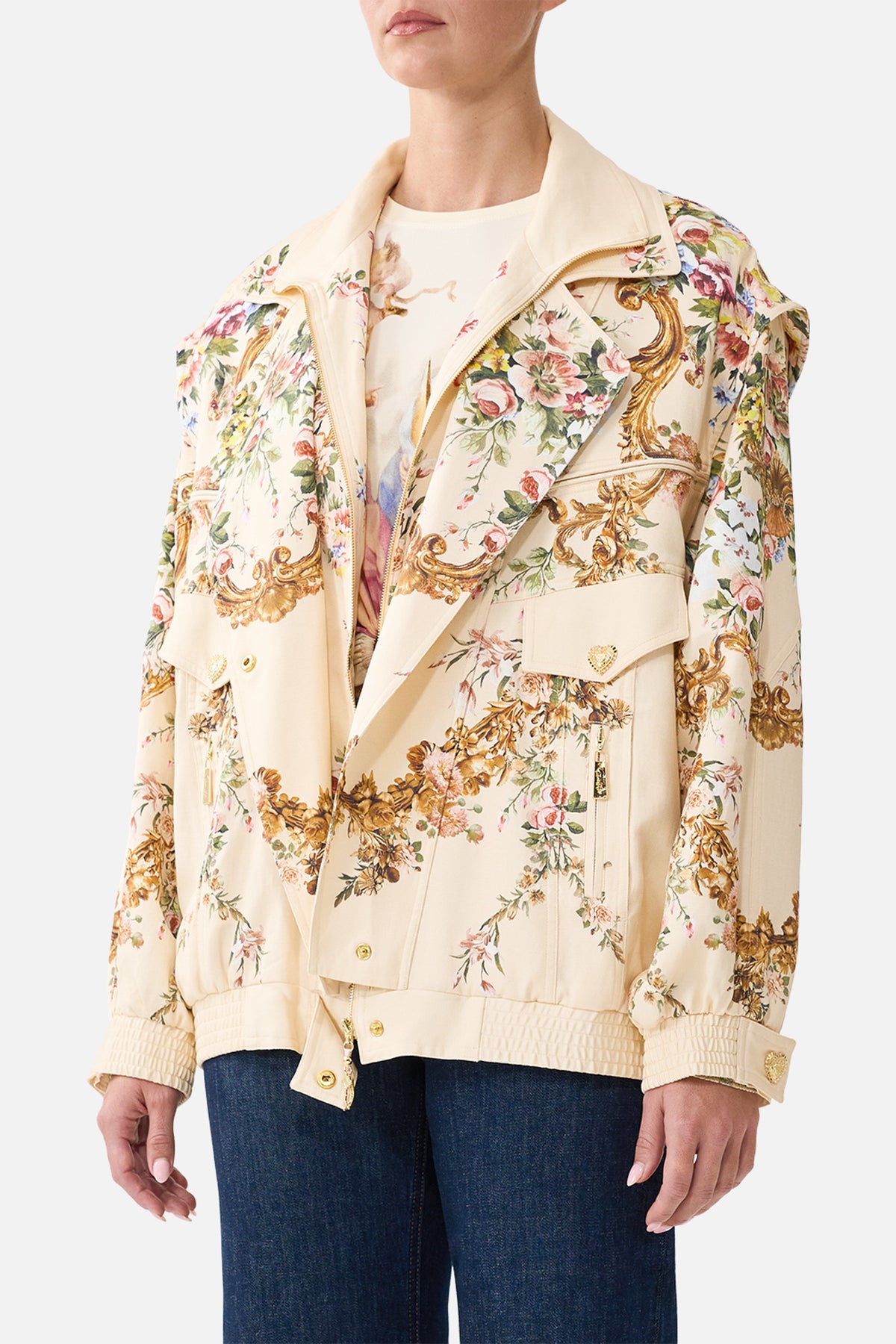 DOUBLE COLLARED OVERSIZED JACKET A CERTAIN JE NE SAIS QUOI