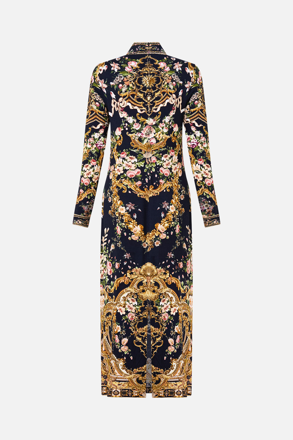TURTLE NECK JERSEY DRESS VERSAILLES OR DIE