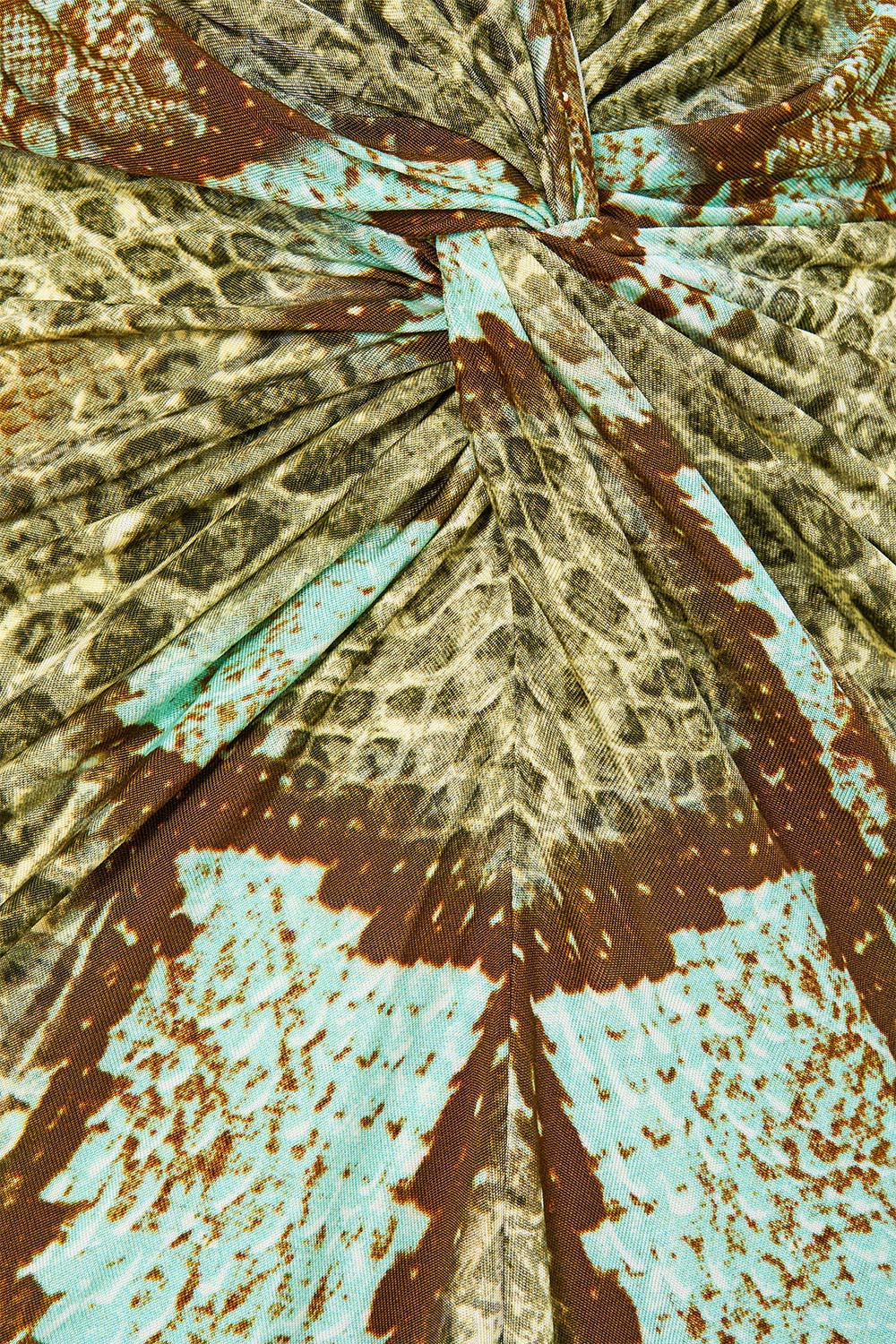 LONG SPLIT FRONT TWIST DRESS MY SWEET SERPENTINE