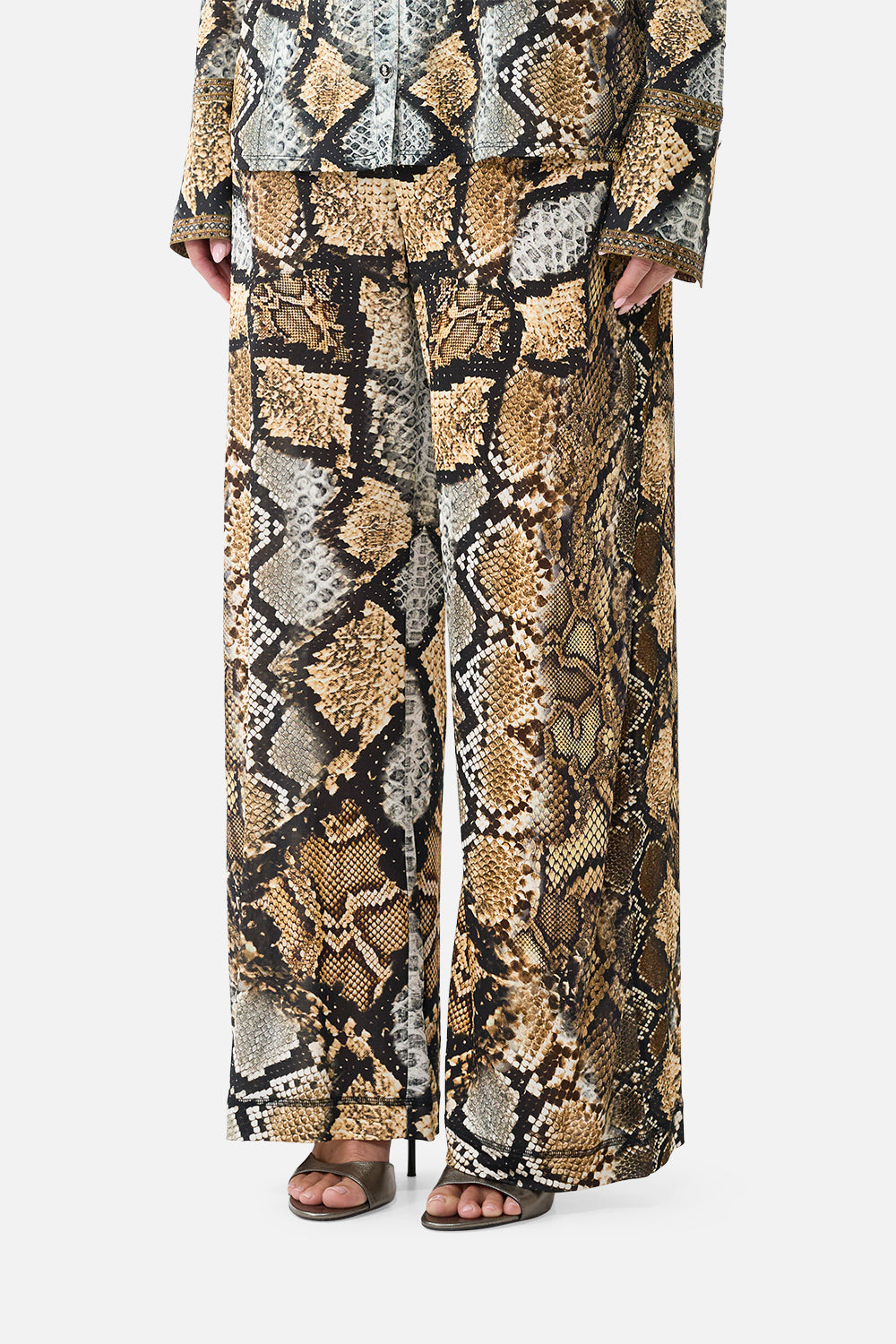 JERSEY RELAXED TROUSER WITH FLY FRONT ANIMALIA HEIRLOOMS