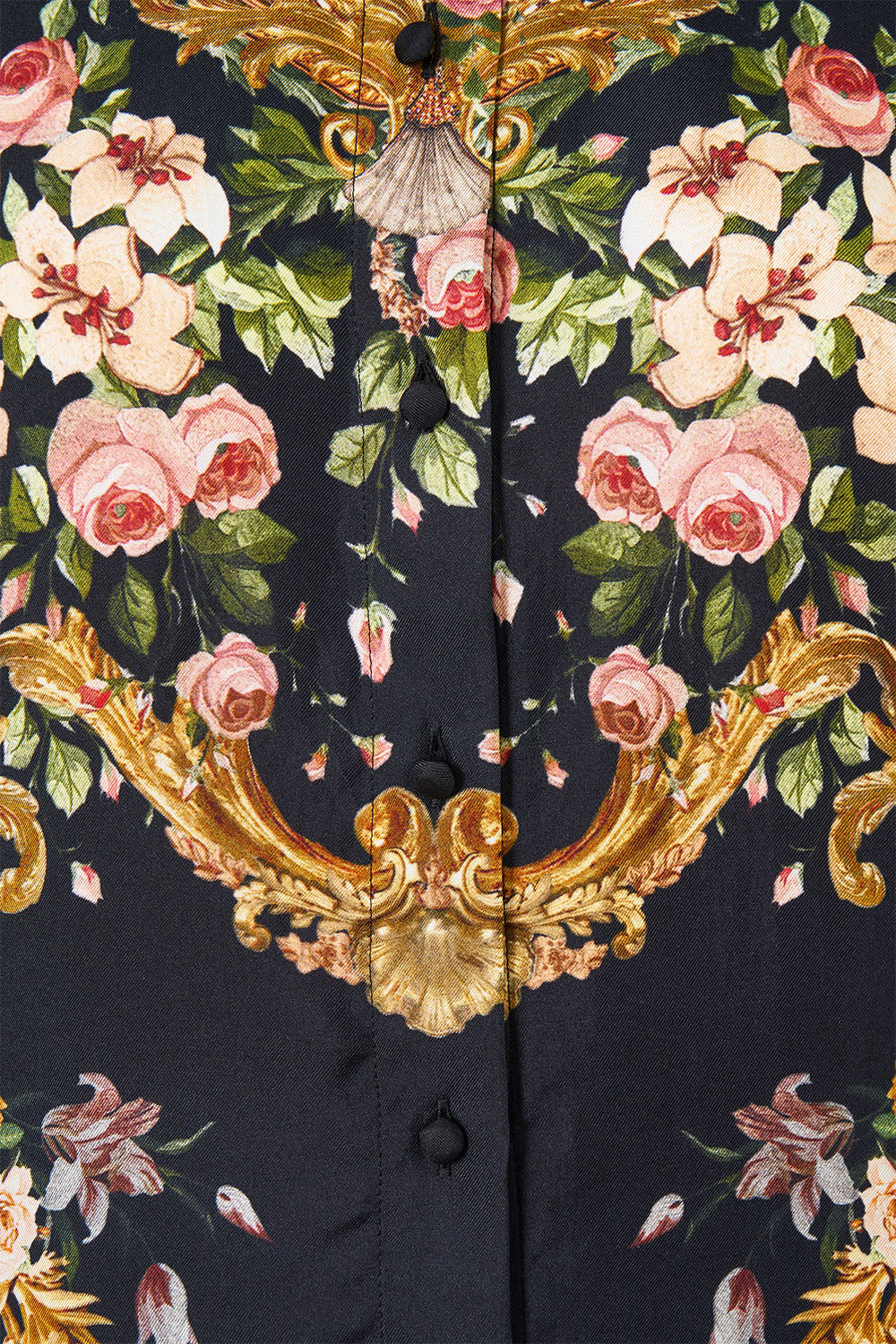 BLOUSE WITH LACE DRAPED BACK DETAIL VERSAILLES OR DIE