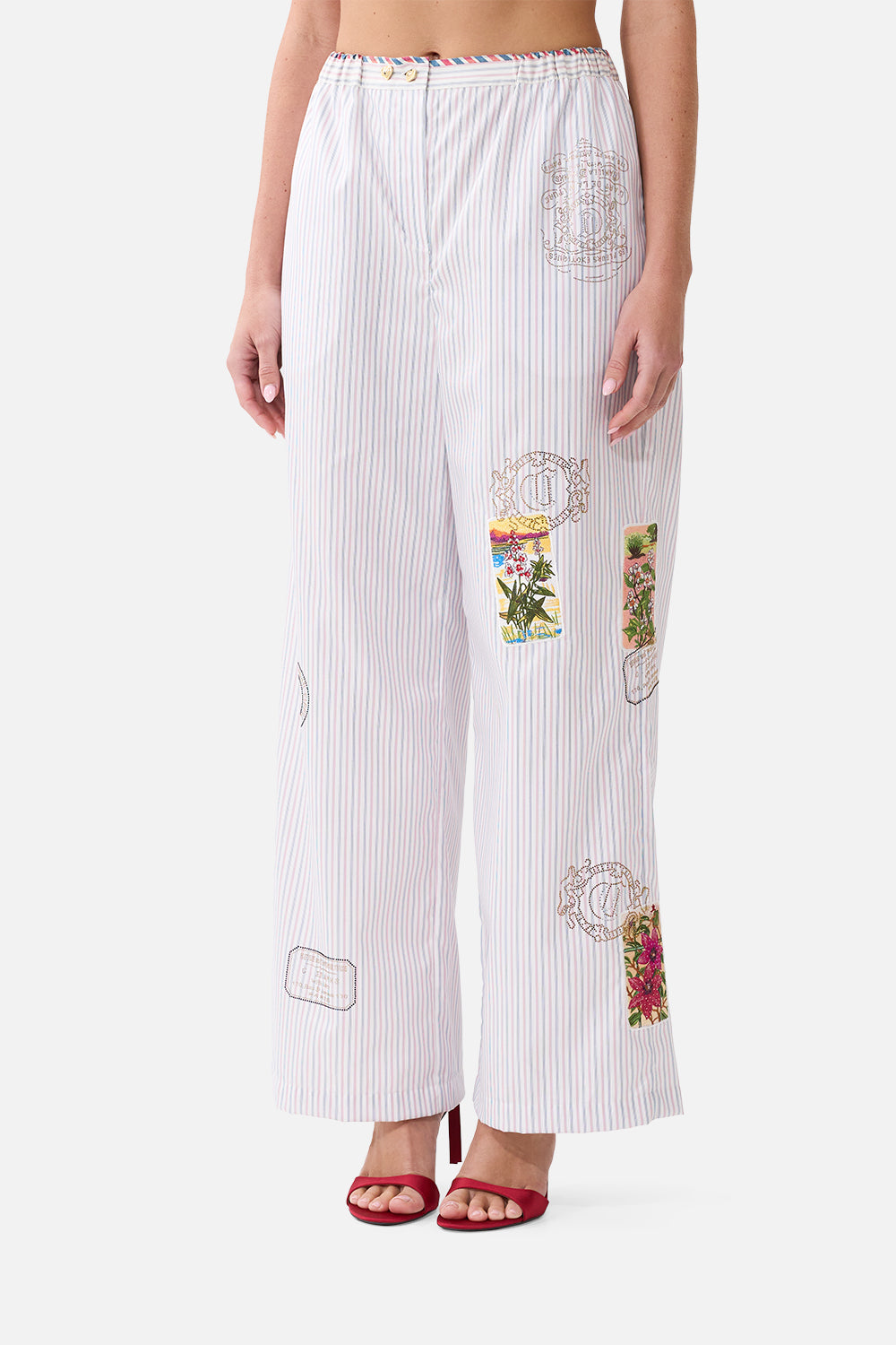 BUTTON FRONT LOUNGE PANT LA BELLE BOTANIQUE