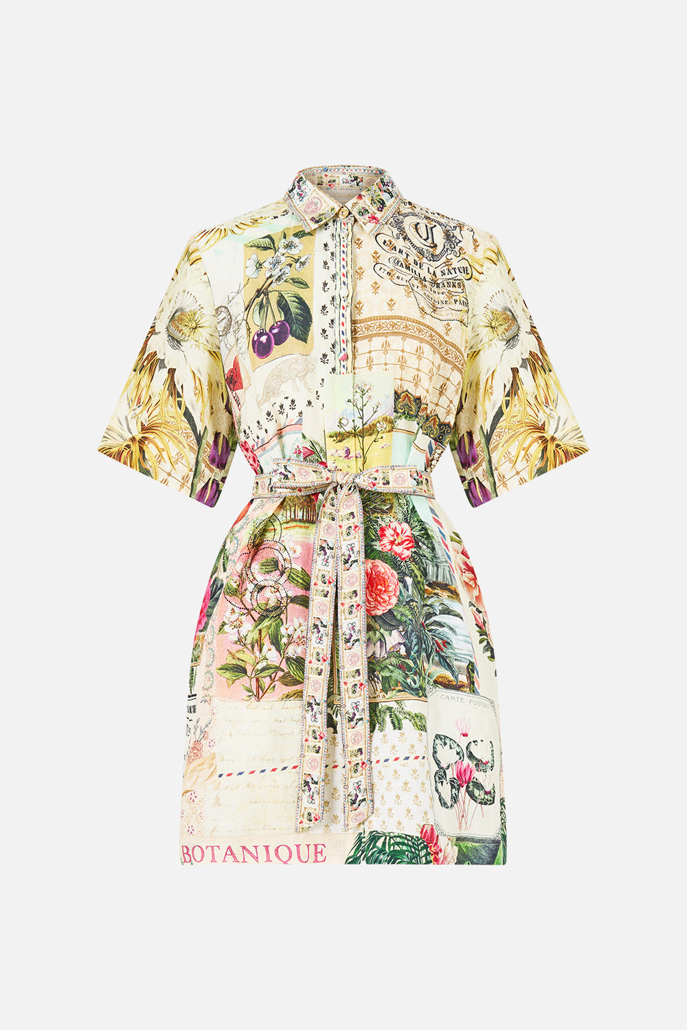 SHORT SHIRT DRESS LA BELLE BOTANIQUE