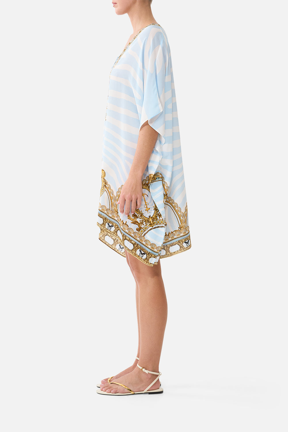 SHORT LACE UP KAFTAN SPIRIT OF STRIPES