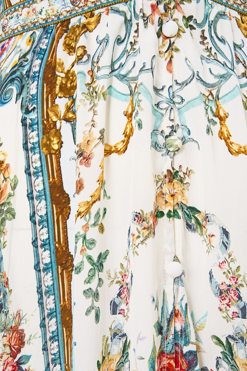 BUTTON DRESS WITH SHAPED WAISTBAND BALLAD OF THE BIBLIOTHÈQUE