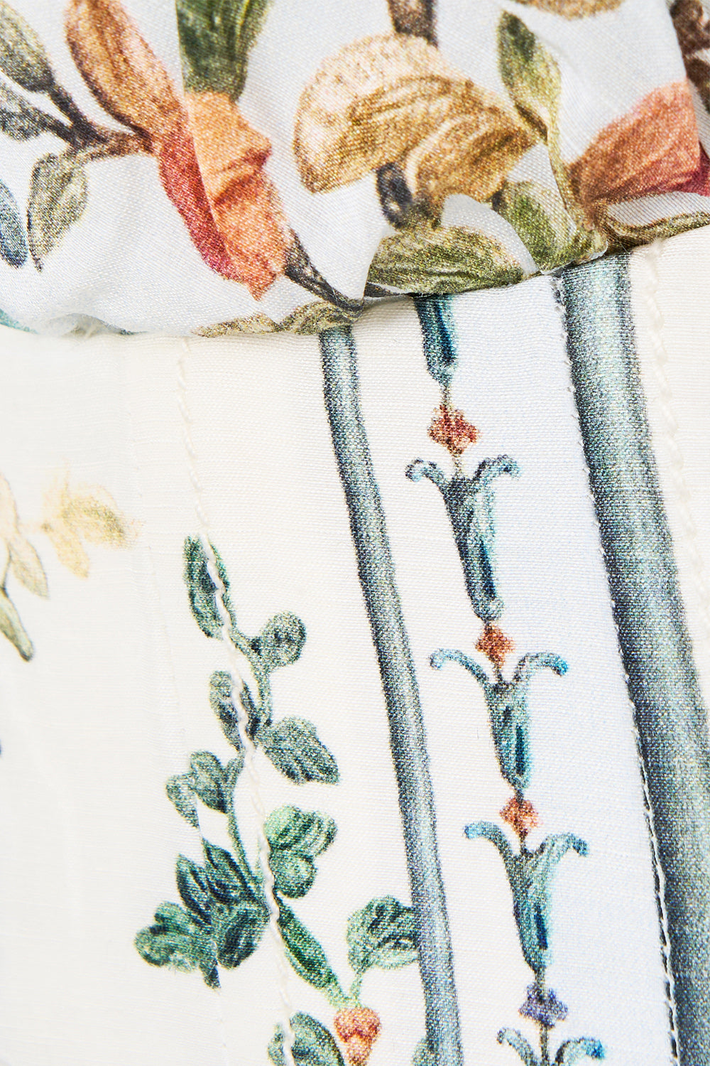 CROPPED CORSET TOP WITH GATHERED BUST BALLAD OF THE BIBLIOTHÈQUE