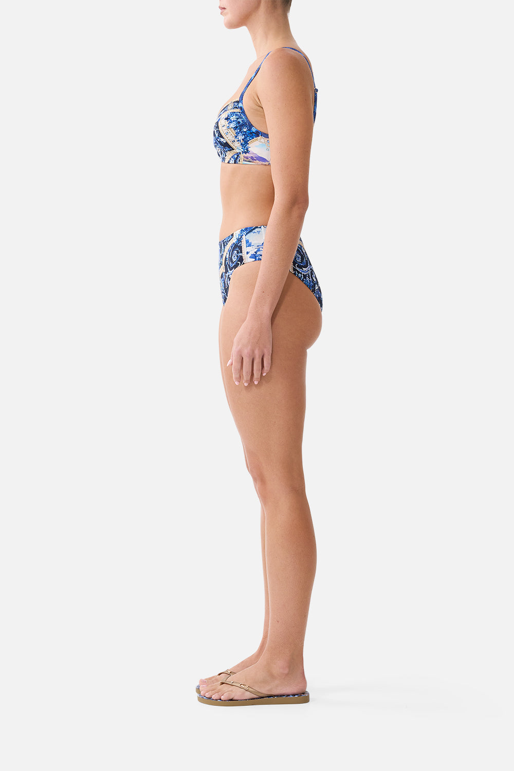 SWEETHEART NECK UNDERWIRE MOULDED BIKINI TOP SWEET SACRÉ BLEU