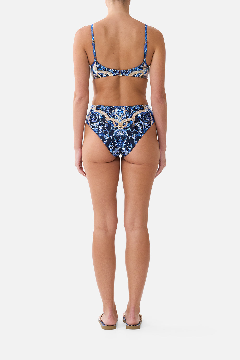 SWEETHEART NECK UNDERWIRE MOULDED BIKINI TOP SWEET SACRÉ BLEU