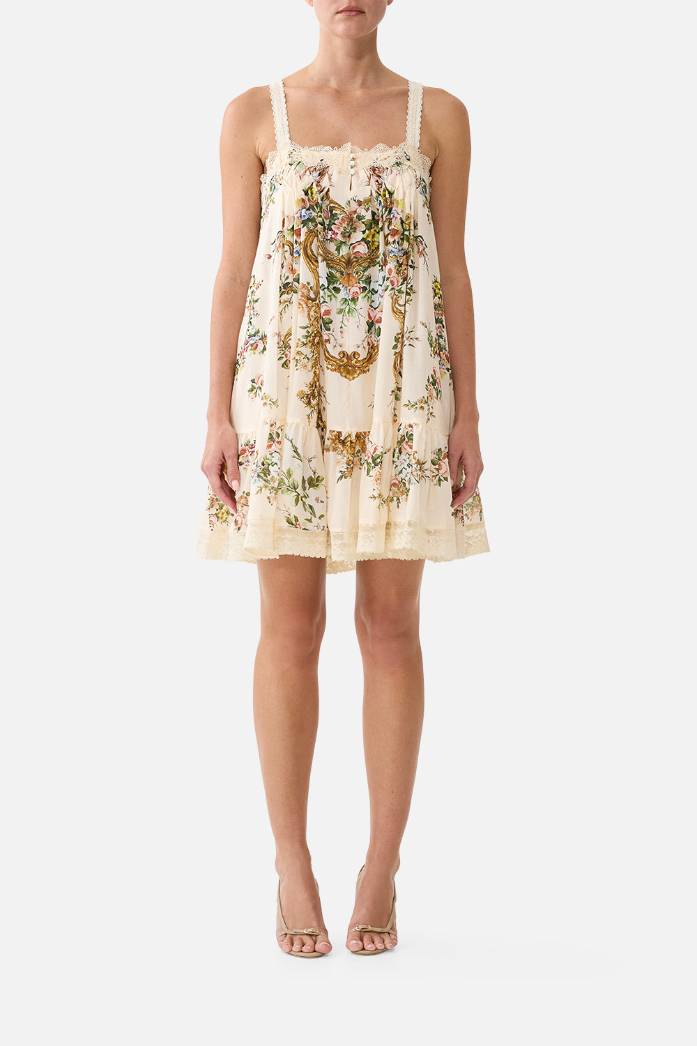 A-LINE SHORT DRESS WITH LACE A CERTAIN JE NE SAIS QUOI