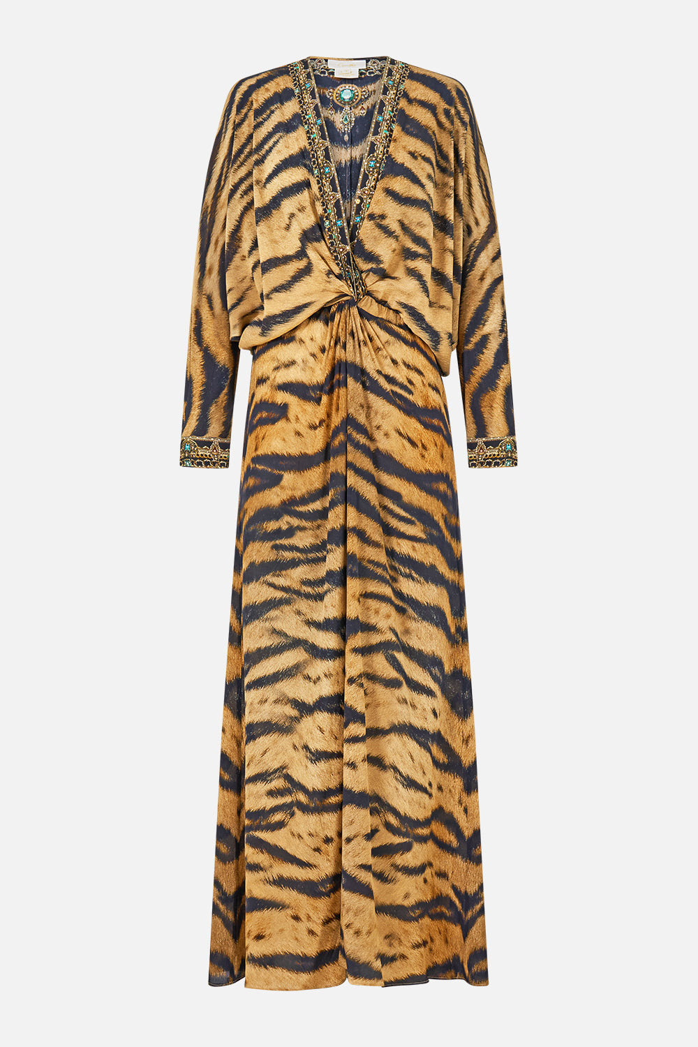 TWIST FRONT BATWING DRESS A WINK TO THE WILD