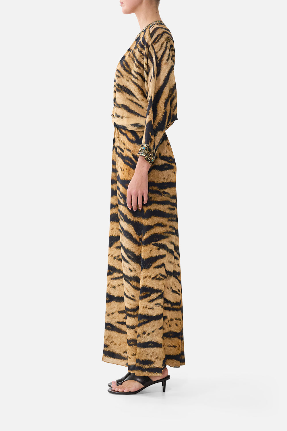 TWIST FRONT BATWING DRESS A WINK TO THE WILD