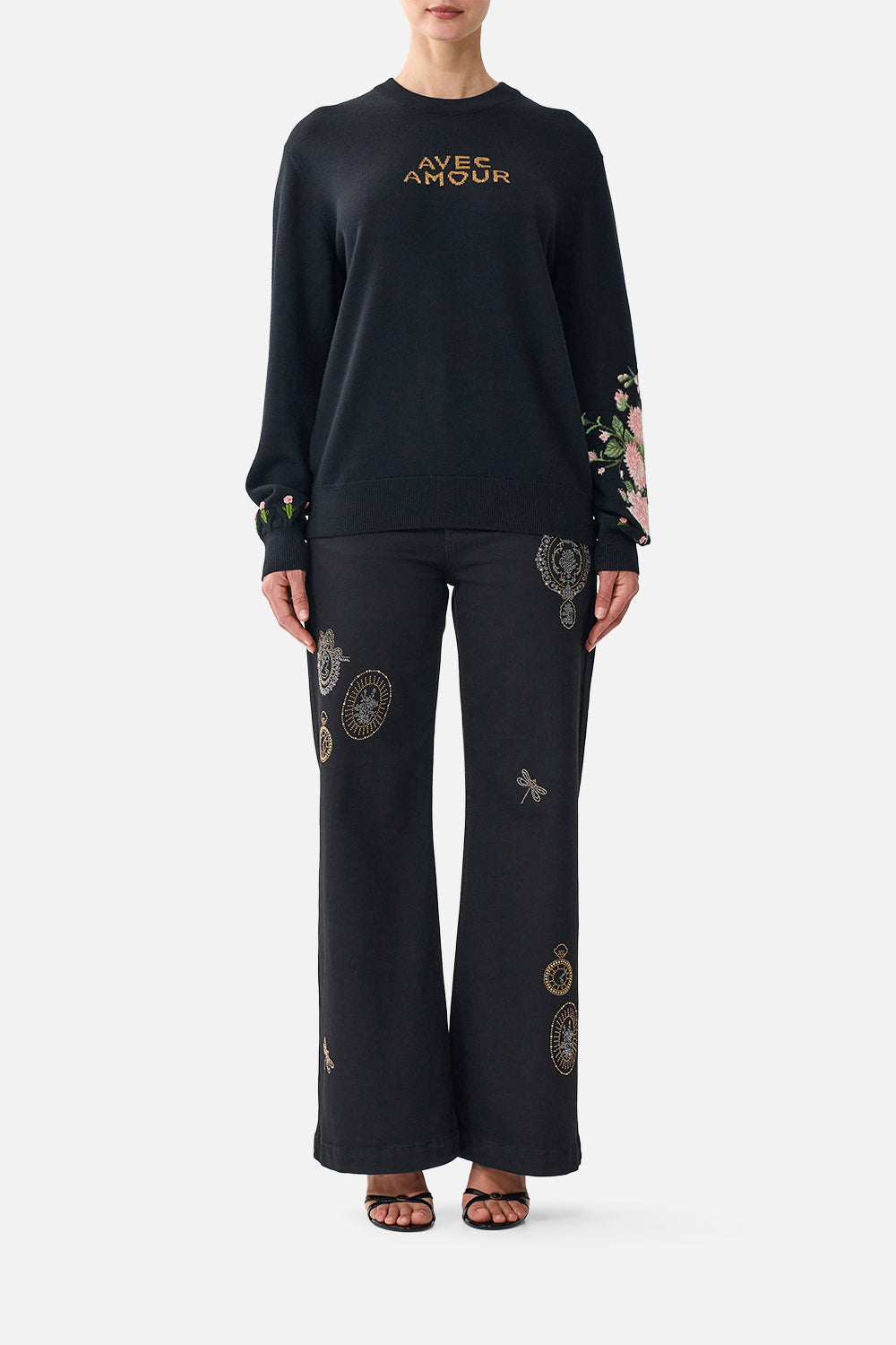 RELAXED CREW NECK JUMPER VERSAILLES OR DIE