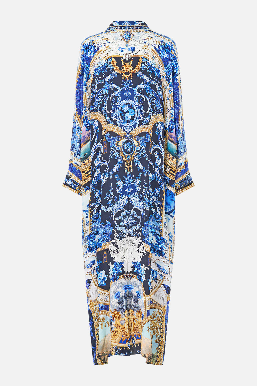 WING COLLAR KAFTAN SWEET SACRÉ BLEU