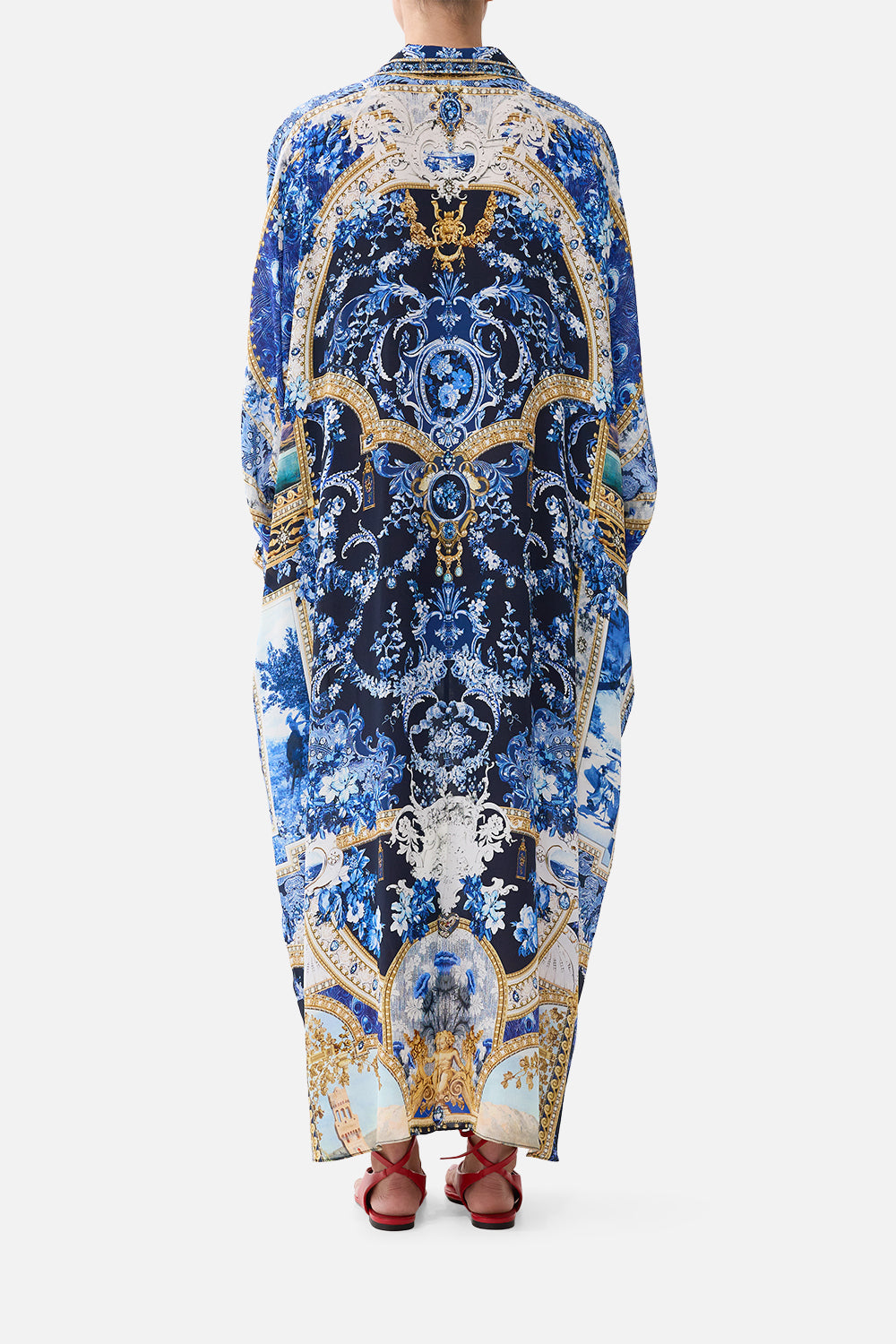 WING COLLAR KAFTAN SWEET SACRÉ BLEU