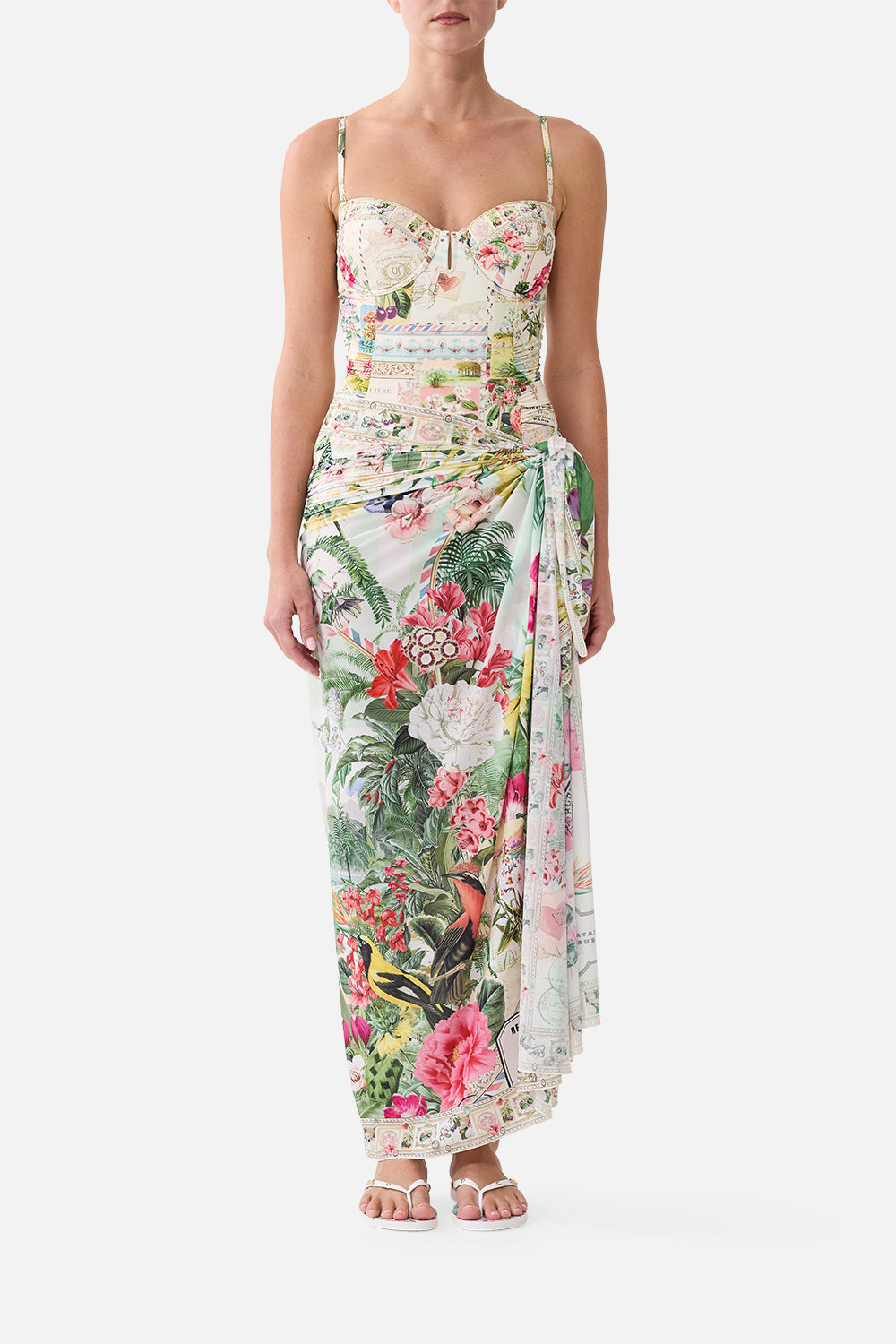 MULTI WEAR LONG SARONG LA BELLE BOTANIQUE