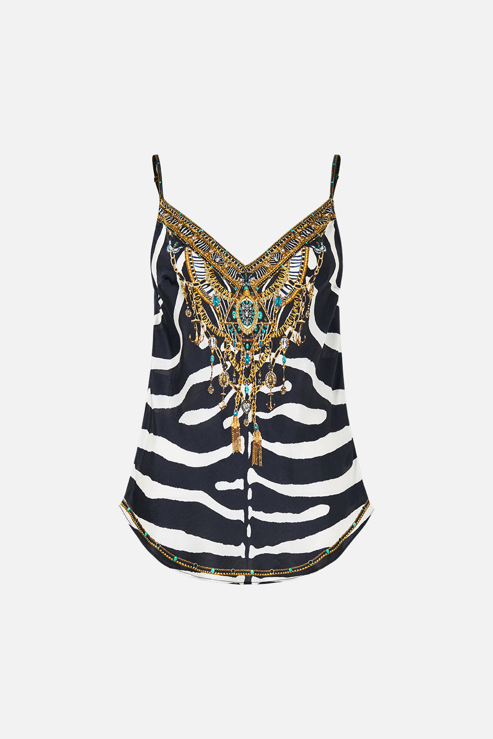 V-NECK BIAS CAMI ZIG ZAG ZOO