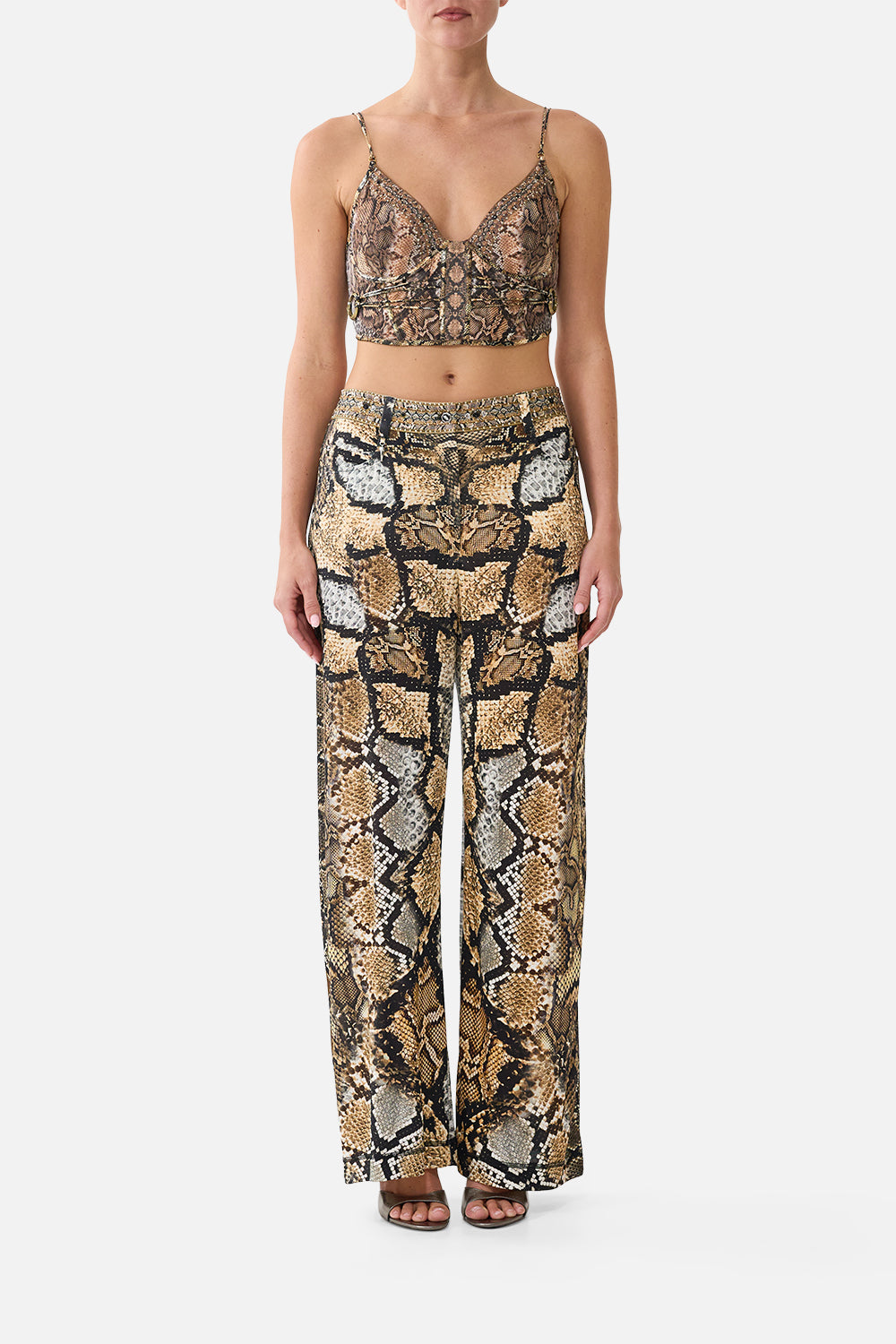 UNDERWIRE CORSET WITH ROULEAU RING TRIM ANIMALIA HEIRLOOMS