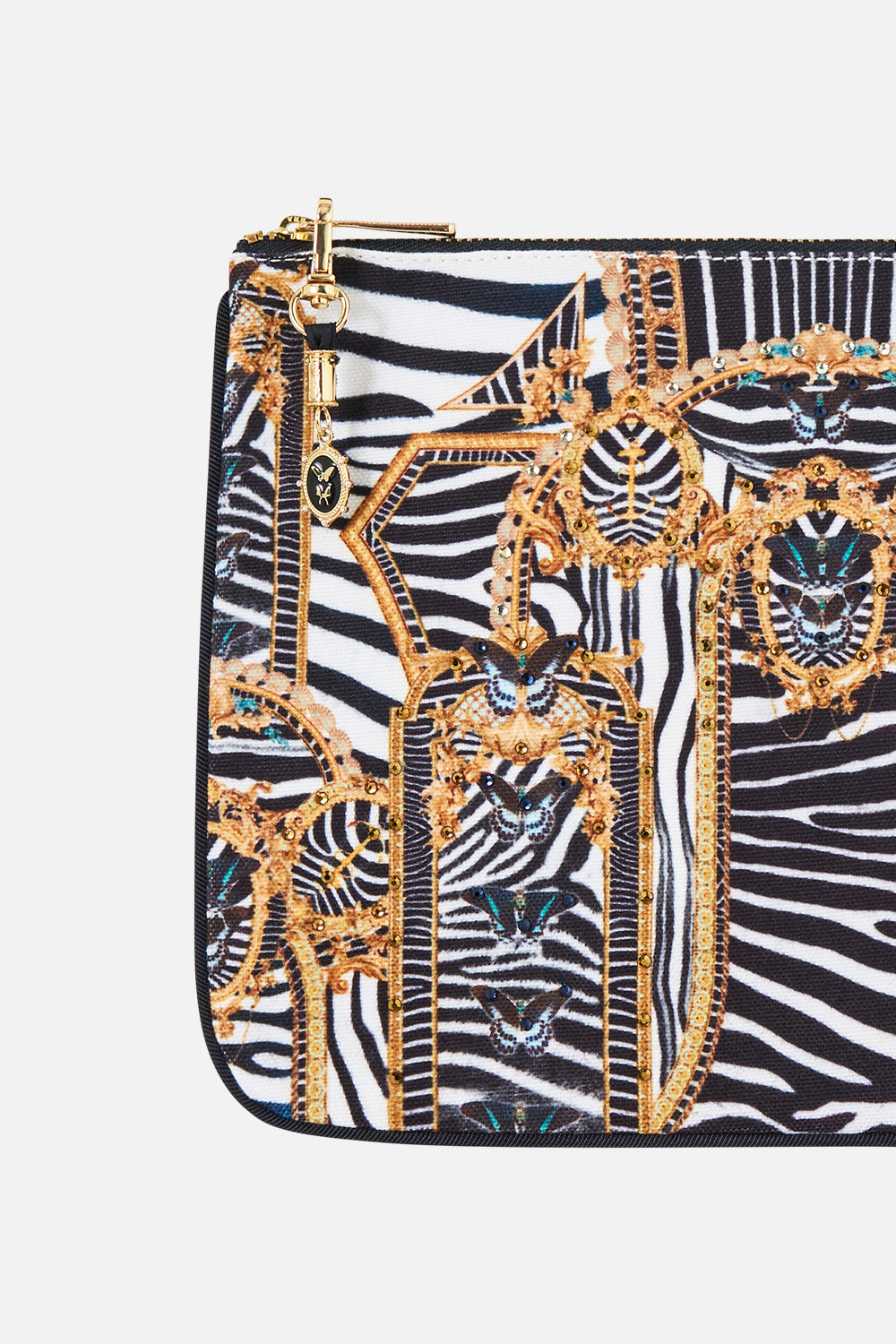 SMALL CANVAS CLUTCH ZIG ZAG ZOO