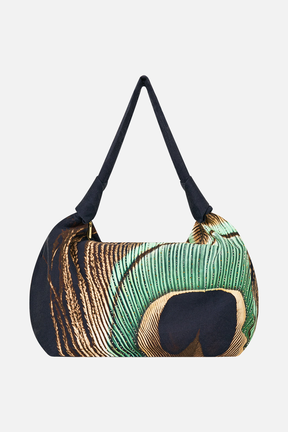 SLOUCH SHOULDER BAG WITH KNOT DETAILS A WINK TO THE WILD