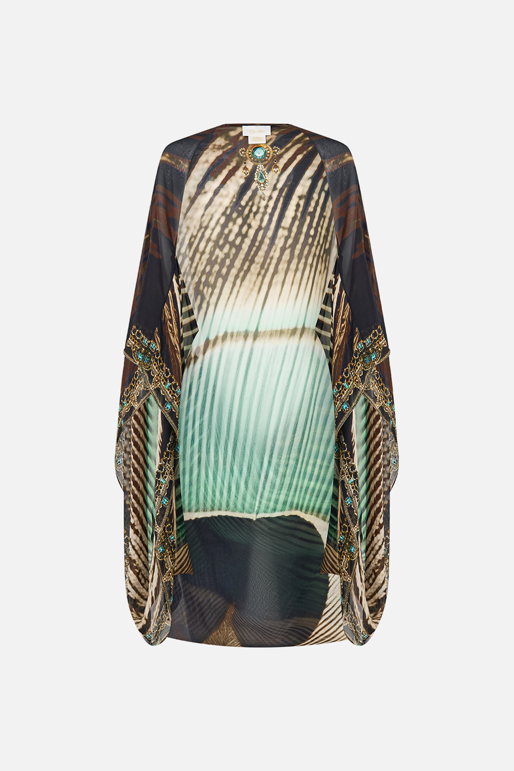 SILK CHIFFON SHRUG A WINK TO THE WILD