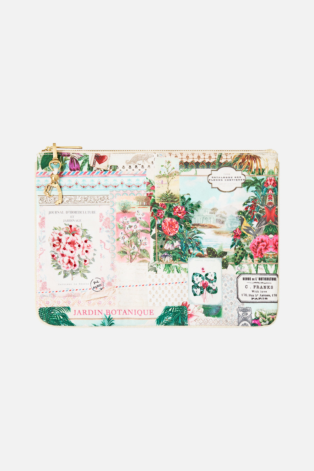 SMALL CANVAS CLUTCH LA BELLE BOTANIQUE