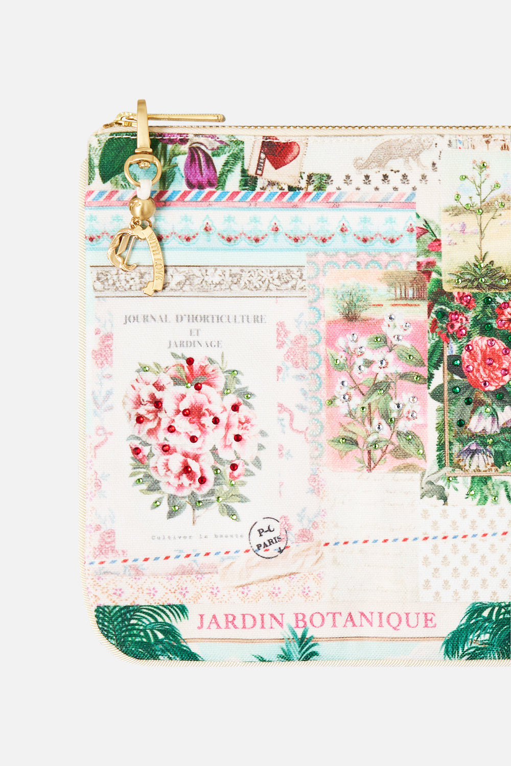 SMALL CANVAS CLUTCH LA BELLE BOTANIQUE