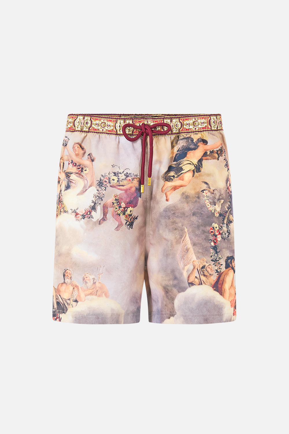 MID LENGTH BOARDSHORT WITH ELASTIC WAIST QUEEN OF BOHEMIA