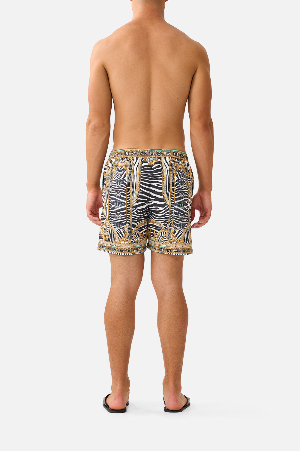 MID LENGTH BOARDSHORT WITH ELASTIC WAIST ZIG ZAG ZOO