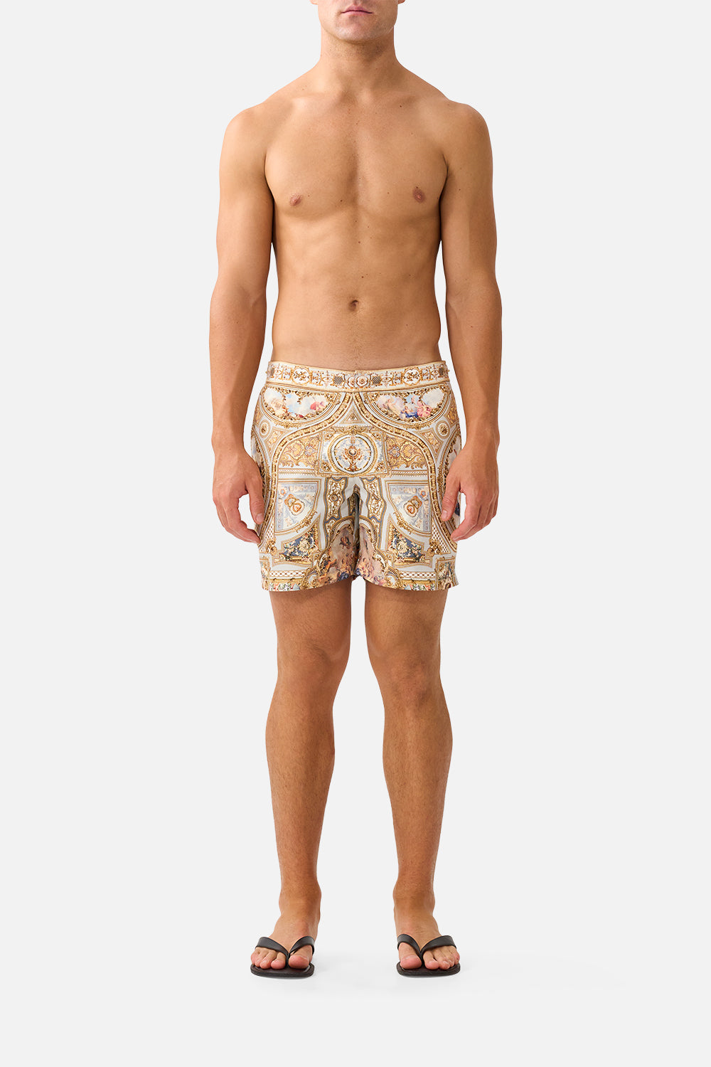 MID LENGTH BOARDSHORT WITH FIXED WAIST QUEEN OF BOHEMIA