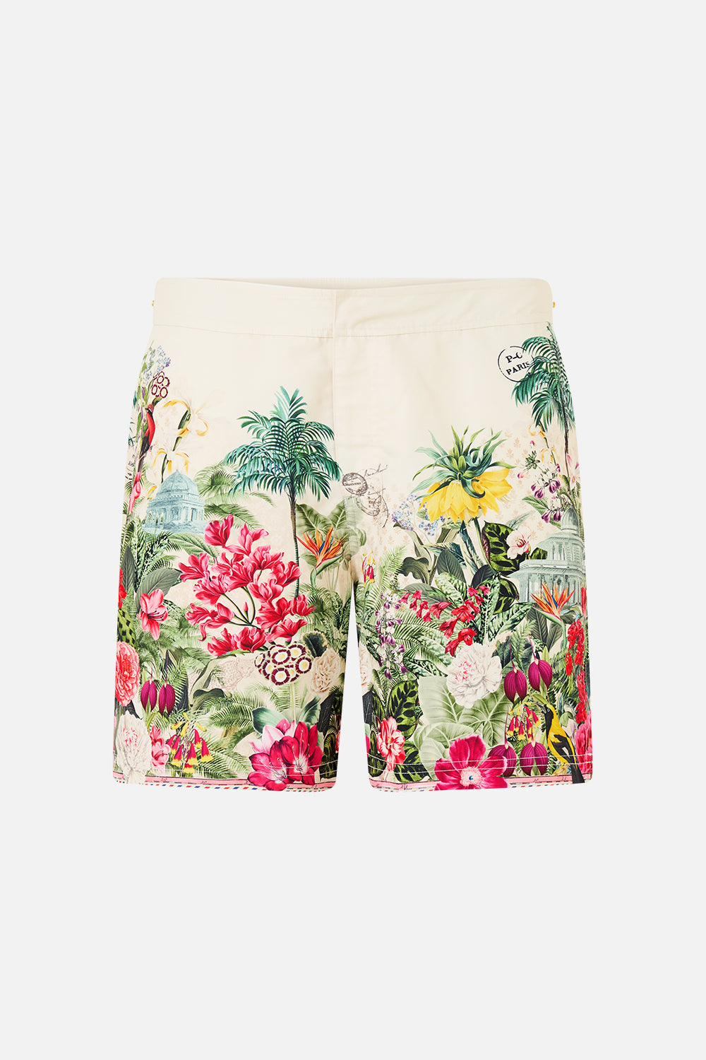 MID LENGTH BOARDSHORT WITH FIXED WAIST LA BELLE BOTANIQUE