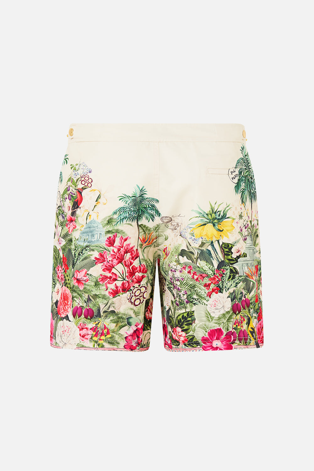 MID LENGTH BOARDSHORT WITH FIXED WAIST LA BELLE BOTANIQUE